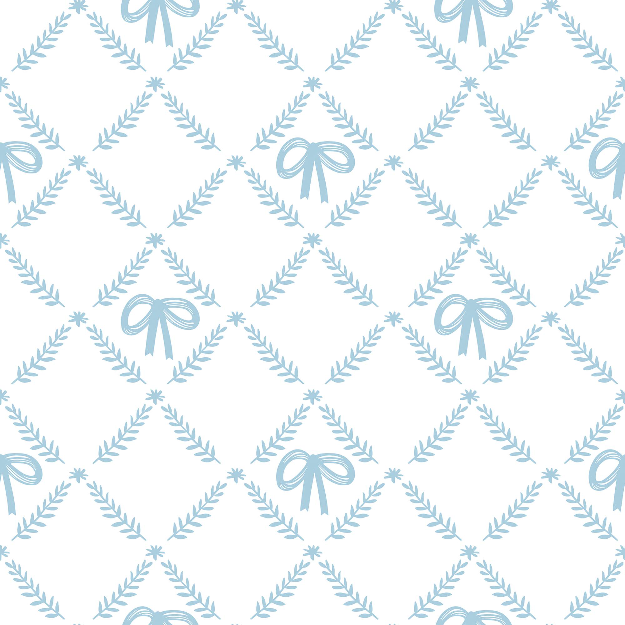 Designs Direct Heirloom Bow Trellis Peel & Stick Wallpaper